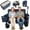 Dark Blue with Ice Pack, variant on AuraLane 3-in-1 Large Collapsible Folding Wagon,Convert to Bench with 1 Ice pack,550lbs/180L Capacity,Outdoor Utility Wagon for Groceries,Camping