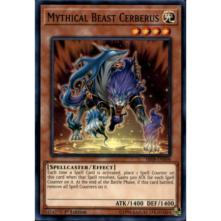 YuGiOh Structure Deck: Order of the Spellcasters Mythical Beast Cerberus (Best Crystal Beast Deck 2019)