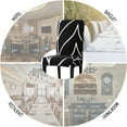 thumbnail image 4 of Set of 6 Stretch Dining Chair Slipcovers Modern Geometric Printed Chair Covers for Dining Room Home Farmhouse Decor Removable Washable Furniture Protector for All Seasons, 4 of 6