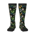 thumbnail image 2 of Lsque Chamomile Printed Crew Socks Men's Women's LightWeight Thin Casual Calf Socks ,Knee High Socks,Cotton Socks, 2 of 9