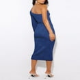 thumbnail image 4 of Elegant Pleated One Shoulder Cut Out Party Dress for Women, 4 of 7