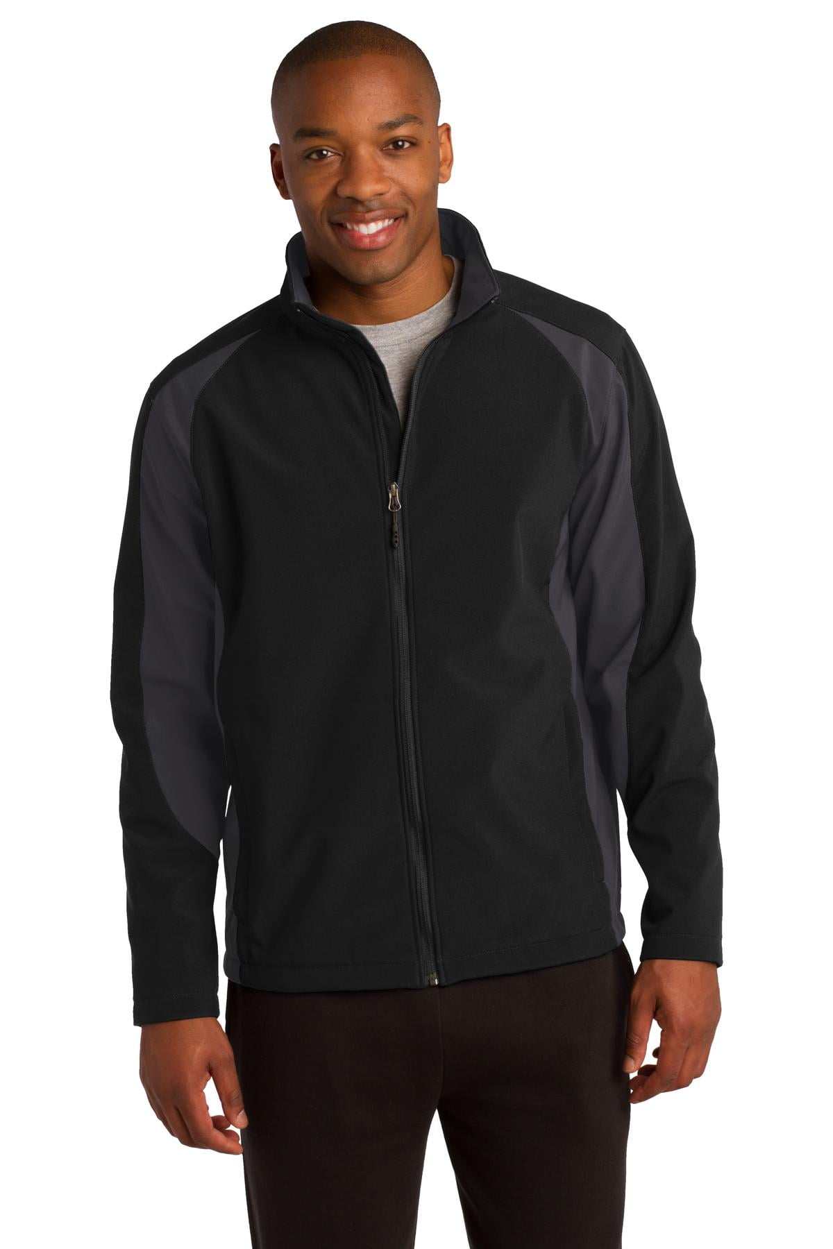 Sport-Tek Mens Colorblock Soft Shell Jacket. ST970 - Walmart.com
