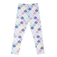 thumbnail image 2 of Godderr Toddler Girls Stretch Legging for Kids Toddler Trousers Length Pants Prints Soft Autumn Pants for 3-10Y, 2 of 5