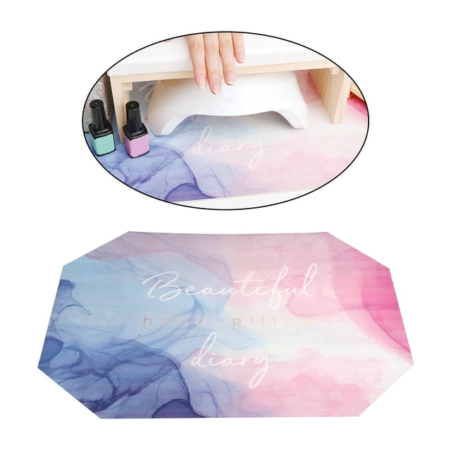 Cojín de s de / Cojín de muñeca de uñas de Alfombra shamjiam Almohada de reposabrazos de manicura