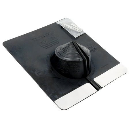 Oatey Master Flash Series 14090 Roof Flashing, 0 to 5-3/8 in Pipe, EPDM Rubber