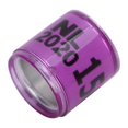 thumbnail image 3 of 100Pcs Pigeons Leg Ring Bird Foot Ring Aluminium Alloy Identify Bands Training ToolPurple, 3 of 4