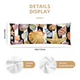 thumbnail image 3 of Kdxio Sea Shell Print Body Pillow Cover with Zipper,Soft Body Pillow Pillowcase,Long Pillow Case Cover,20x54 Inch, 3 of 7