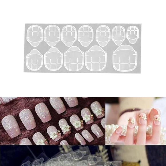 Cinta Adhesiva Macarena 12/24 Uds para Uñas Falsas Herramientas de Decoración Artística DIY 12 Piezas