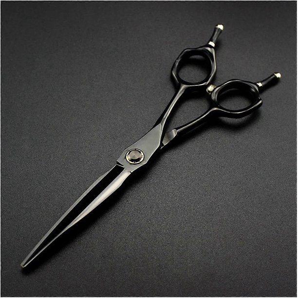Tijeras de peluquería profesionales de 6 pulgadas con hojas afiladas de acero inoxidable para salón.