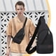 thumbnail image 1 of Thickened Zipper Outdoor Canvas Chest Bag Men's Chest Bag Hiking Backpack Multipurpose Crossbody Chest Bag Messenger Bag Men's Chest Bag, 1 of 6