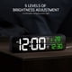 thumbnail image 2 of Reloj Despertador Led, Reloj Despertador Portátil Con Espejo, Reloj Despertador Regulable Para Dormitorio De Niños Vogacara HA026508-02, 2 of 5