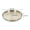 thumbnail image 2 of FELTECHELECTR Stainless Steel Dinner Plate Square 1Pack 7.86X7.86X1.18in, 2 of 5