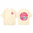 thumbnail image 3 of T-shirts Filles Été Imprimé Recto-Verso Col Rond Manches Courtes Décontracté Beige 10-11 Ans, 3 of 3