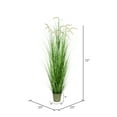 thumbnail image 2 of Vickerman 72" Artificial Potted Green Grass and Cattails., 2 of 2