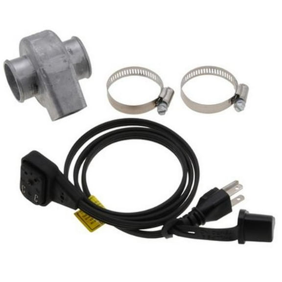 RAParts 3009-1022 One Lower Radiator Hose Heater Fits John Deere 4520, 4620, 4640, 520,