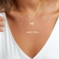 thumbnail image 2 of Gold Layered Necklaces For Women - 14K Gold Plated Handmade Multilayer Bar Pearls Coin Disc Moon Butterfly Medallion Adjustable Dainty Layered Choker Necklaces For Women Jewelry[o1365], 2 of 2