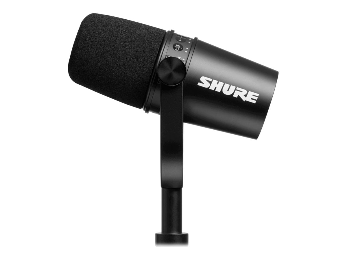 Shure MV7 - Microphone - USB - black - TeamSpeak Certified
