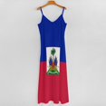 thumbnail image 5 of Haiti Flag Sleeveless Dress Dresses Women Summer Women's Summer Clothing, 5 of 9