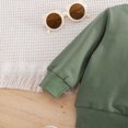 thumbnail image 5 of TOWED22 Baby Toddler Boy Fall Winter Outfit Cartoon Embroidery Tops and Plaid Pants Set 2pcs Toddler Boy Spring Fall Winter Clothes Outfits Clothing(Green,12-18 M), 5 of 7