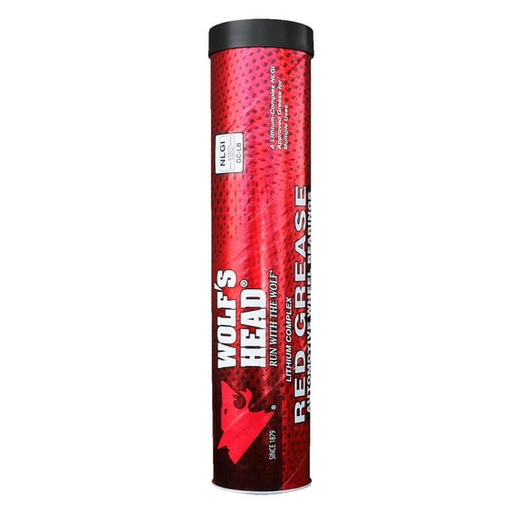 Wolf's Head Red Grease 10/14oz Tubes
