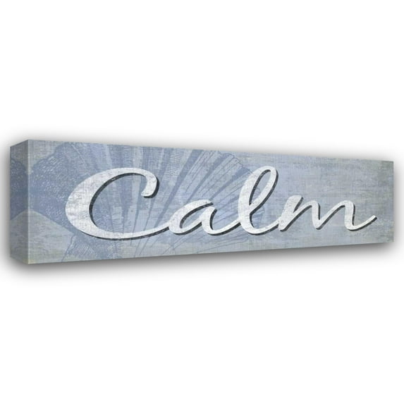 N Harbick 18x9 Gallery Wrapped Canvas Wall Art Titled - Calm