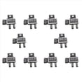 thumbnail image 1 of 10X Car Exhaust DPF Differential Pressure Sensor for D-MAX DAMX MUX 8983314120,10 x Pressure Sensor,Black, 1 of 5