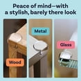 thumbnail image 2 of 10PCS Corner Protector for Baby, Protectors Guards, Furniture Corner Guard & Edge Safety Bumpers - Baby Proof Bumper Cushion - Clear & Transparent, 2 of 4