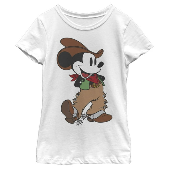 Girls Mickey & Friends Wild West T Shirt