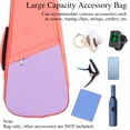 thumbnail image 4 of 23 Inch Ukulele Bag Case, Simple Style Cotton Thicken Padding Backpack Case with Adjustable Shoulder Strap for Ukulele Small Guitar, 4 of 7