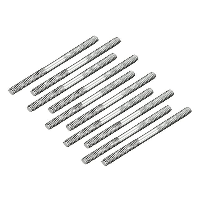 Unique Bargains Connecteur de Tige Poussoir M2x25mm en Acier Inoxydable 10 Pcs