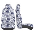 thumbnail image 3 of Yiaed Blue Fish1 Print Car Seat Covers,Universal Auto Seats Protector Fits for Car,SUV Sedan,Truck,Automotive Seat Covers & Accessories(Two packs), 3 of 7