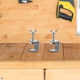 thumbnail image 4 of ELAYARD 4pcs Heavy Duty Clamps for Material Fixing Tasks Silver C Shape Clamps, 4 of 7