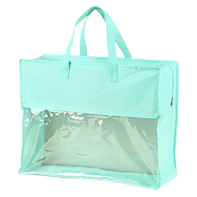 Bolsa de almacenamiento colgante con cremallera para bolsos, funda antipolvo, práctica y fácil de usar. 50 cm x 40 cm x 11 cm