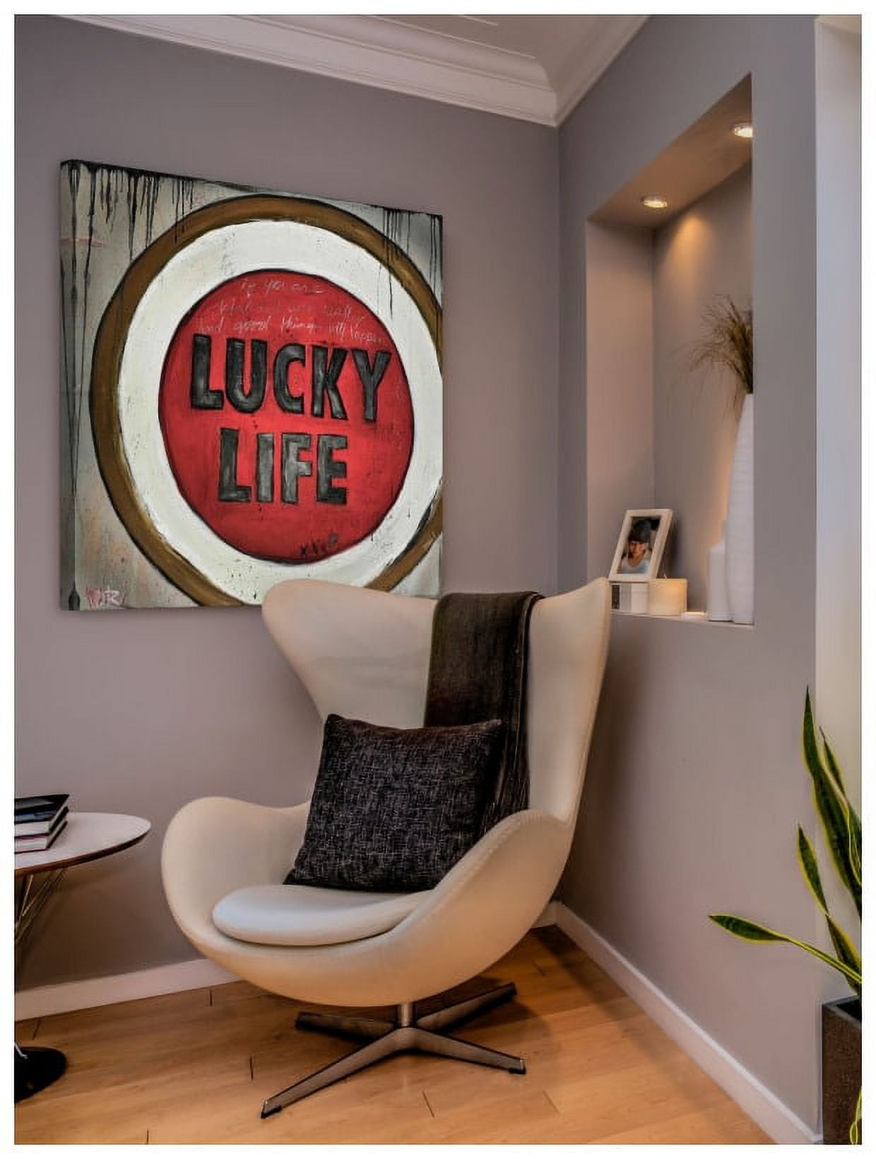 Marmont Hill "Lucky Life" by Tori Campisi Painting Print on Canvas
