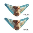 thumbnail image 3 of Honeii Cute Angel Winged Dog Print Pet Scarf Dog Bandanas for Dogs Triangle Dog Scarfs,Bandana Pet Cute Scarf Bibs for Small Medium Dogs and Cat-Large, 3 of 5