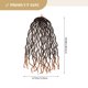 thumbnail image 5 of BRIGHTFUFU Braiding Hair Sintético En Color Café Con Ondas Y Acabado Natural Para, 5 of 6