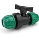 thumbnail image 1 of Válvula de bola de polietileno - 32 mm - Conexión de abrazadera - Válvula de bola de conexión rápida para tuberías de riego, 1 of 5