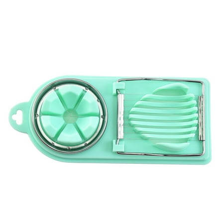 

Multifunctional Egg Slicer Cutter 2 in 1 Egg Cutter Stainless Steel Fruit Slicer For Kitchen Accessories New