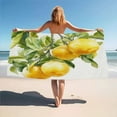 thumbnail image 2 of Oranges On Branch Beach Towel Microfiber Quick Dry Towels For Swimming Pool Travel Spa Sport Gym, 2 of 5