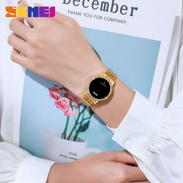 Women s digital 2024 dress watch