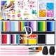 thumbnail image 1 of Kit de pintura facial Drawdart Rainbow de 12 x 10 g y paleta de purpurina, 1 of 8