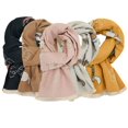 thumbnail image 1 of Foulard pour Enfants Filles Garçons Hiver Foulard Douce Imprimée Cache-Cou Classique, 1 of 6