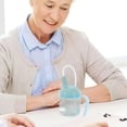 thumbnail image 1 of HAMPPLIES Tasse d'Alimentation Convalescente pour la Rentrée Gobelet en Plastique Vert Portable pour Personnes Âgées 1ensemble, 1 of 8