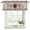 Brown Grey, variant on Red Texas Star Vintage Curtain Valances for Windows, Kitchen Valance Window Treatments Panel 2 Pack, Farmhouse Berry Brown Wooden Rod Pocket Short Curtains for Bathroom Bedroom 42 x 12 Inch