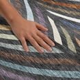 thumbnail image 3 of Addison Rugs Mayfield Premium Machine Washable Transitional Mid-century Modern Charcoal Rectangle Rug, 5' x 7'6", 3 of 8