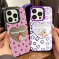 thumbnail image 4 of Funda protectora a prueba de golpes para iPhone, carcasa de protección trasera con diseño de s-katarina Angel para iPhone 16, 15, 14, 13, 12, 11 Pro Max, XS, X, XR, 8, 7 Plus, SE 2020, 4 of 5
