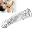thumbnail image 5 of Male Extension Condom Dotted Thread Textured Soft Latex Extra Sensation Adult Extended Sleeve Type B, 5 of 5