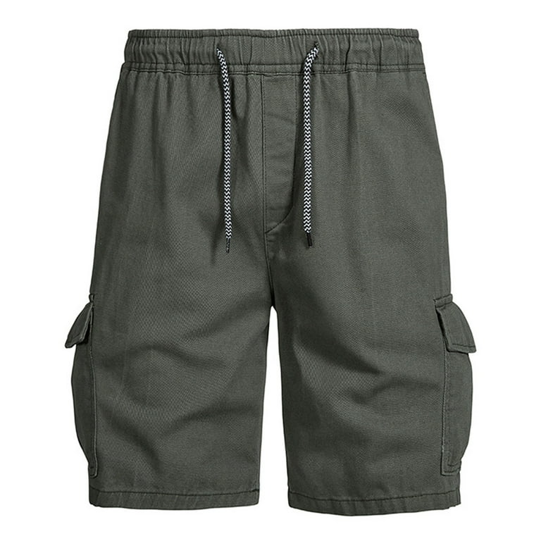 Mens cotton shorts walmart hotsell