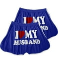 thumbnail image 3 of FNFYFH Clearance Womens Exercise Loose Fit Solid Color Summer Training Shorts Stretchy Sport Shorts，Blue, 3 of 5