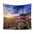 thumbnail image 1 of Tapiz de pared Fuji Sunset en microtela 150x130 cm, 1 of 2